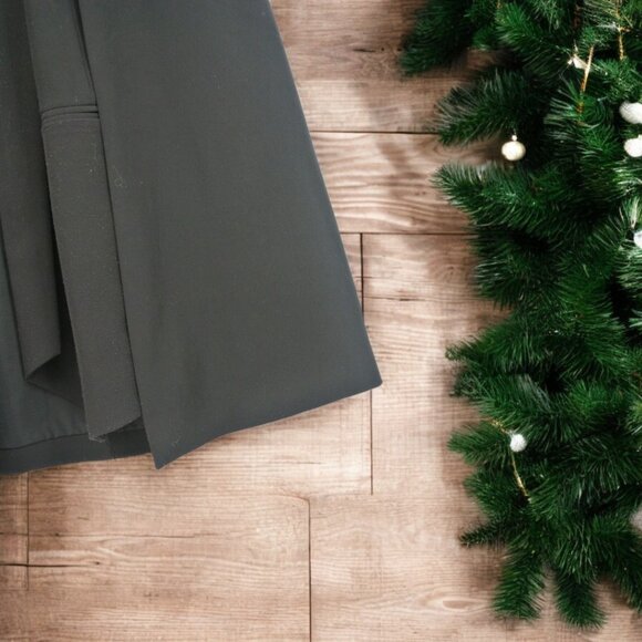 Eloquii Black Cape Blazer Jacket Size 16 🖤 Super Chic!! - Picture 2 of 7